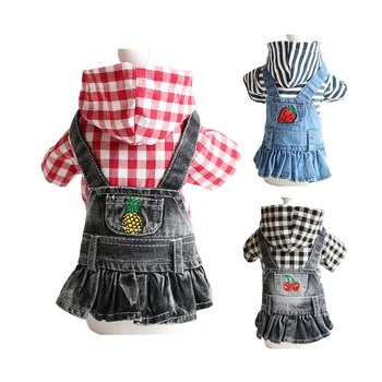 Winter Dog Clothes For Small Medium Dogs Denim Dog Jacket Coat Jeans Plaid Strap Dress For Chihuahua Yorkshire Cowboy Dog Skirt
Winter Dog Clothes For Small Medium Dogs Denim Dog Jacket Coat Jeans Plaid Strap Dress For Chihuahua Yorkshire Cowboy Dog Skirt
