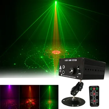 48 Patterns Disco Light Rotating Party Lights DJ Stage Lighting Lamp RGB Sound Active Strobe Laser Projector Soundlights Lumiere
48 Patterns Disco Light Rotating Party Lights DJ Stage Lighting Lamp RGB Sound Active Strobe Laser Projector Soundlights Lumiere