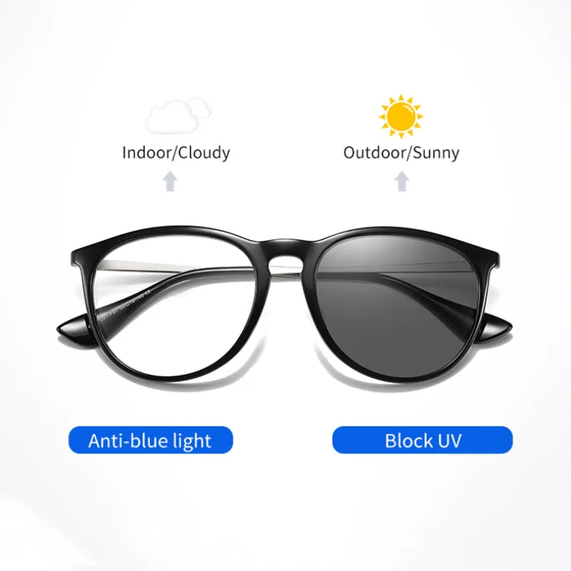FENCHI TR90 Newest Custom Logo Anti blue Glasses Frame Photochromic Retro UV Protect Blue Light Blocking Glasses
FENCHI TR90 Newest Custom Logo Anti blue Glasses Frame Photochromic Retro UV Protect Blue Light Blocking Glasses