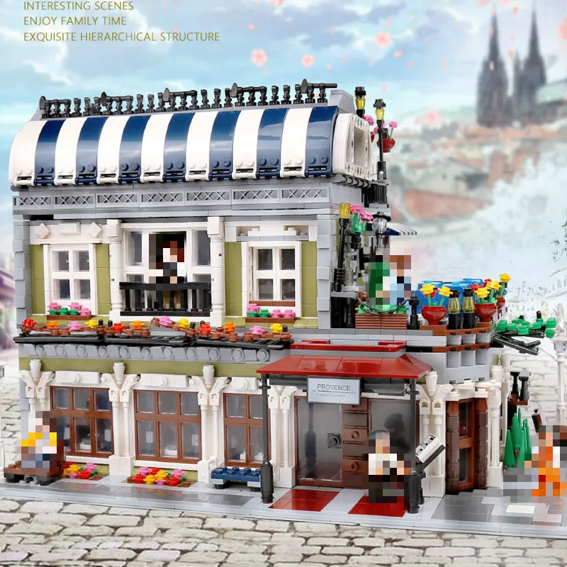 ZHEGAO QL0920 Creator MOC Street View Series Romantic Restaurant Building Blocks 3577pcs Bricks Toys Sets Compatible Creator
ZHEGAO QL0920 Creator MOC Street View Series Romantic Restaurant Building Blocks 3577pcs Bricks Toys Sets Compatible Creator