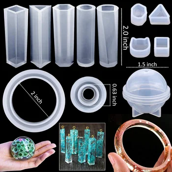 83 Pcs Silicone Resin Casting Molds Tools Set With A Black Storage Bag For Craft Making Non-Stick Mold For DIY Different
83 Pcs Silicone Resin Casting Molds Tools Set With A Black Storage Bag For Craft Making Non-Stick Mold For DIY Different