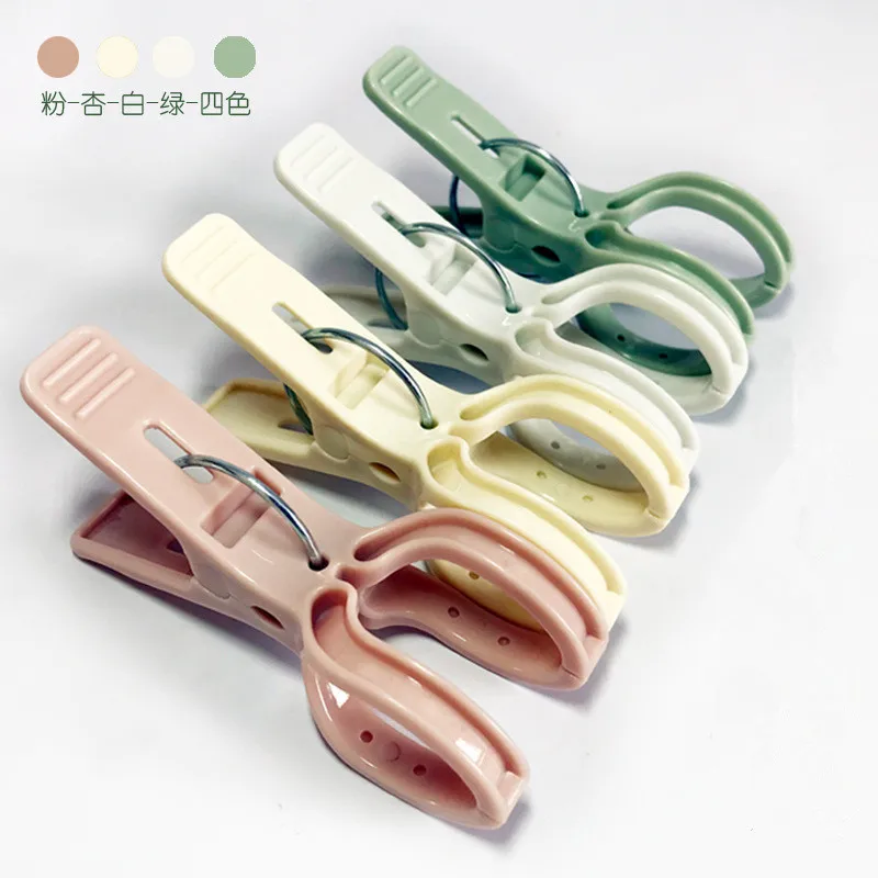 4 Pcs/Lot Large Mix Color Plastic Beach Towel Clips Strong Wind Proof Fixed Quilt Clothes Socks Thickening Plastic Hanger
4 Pcs/Lot Large Mix Color Plastic Beach Towel Clips Strong Wind Proof Fixed Quilt Clothes Socks Thickening Plastic Hanger