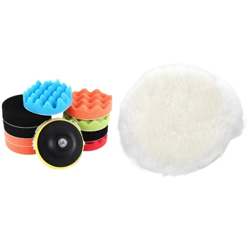 1 Set Buffing Pad Car Detailing Polishing Buffer & 1 Set Buffing Waxing Sponge Pads Drill Adapter Kit
1 Set Buffing Pad Car Detailing Polishing Buffer & 1 Set Buffing Waxing Sponge Pads Drill Adapter Kit