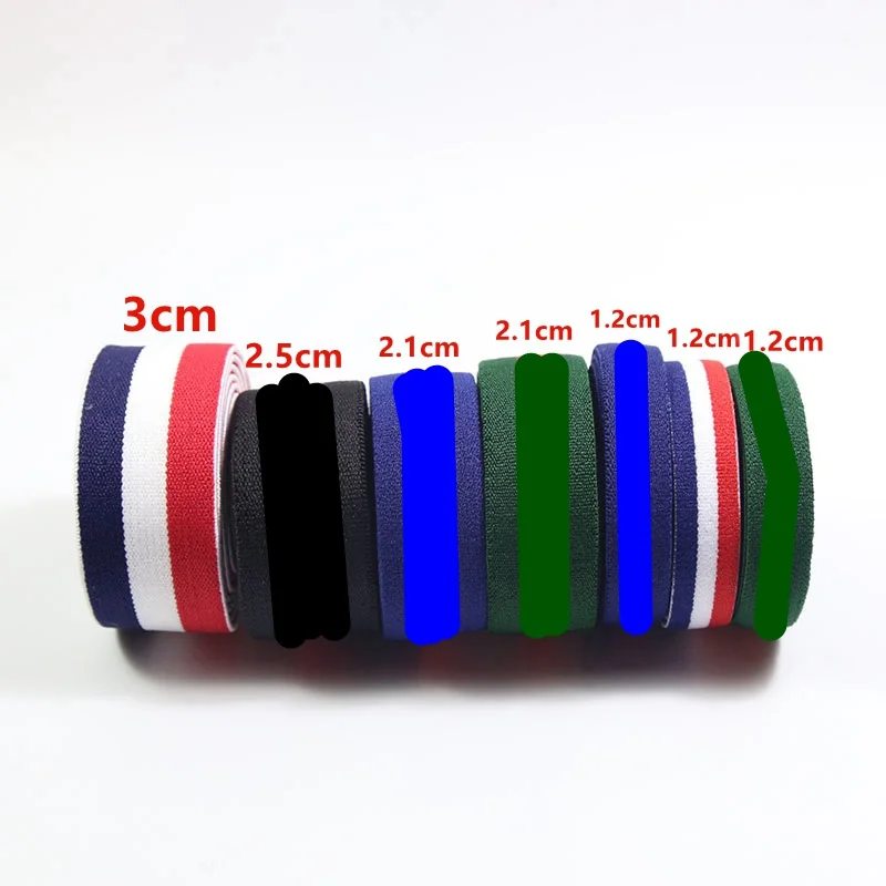 Elastic Bands 10~30MM Elastic Ribbon Clothing Bags Trousers Elastic Rubber color DIY Sewing Accessories rubber band
Elastic Bands 10~30MM Elastic Ribbon Clothing Bags Trousers Elastic Rubber color DIY Sewing Accessories rubber band