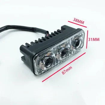 1 Pair Car Daytime Running Lights 3-LED DRL White Front Fog Lamp Waterproof Each Light Comes With 3 SMD LEDs
1 Pair Car Daytime Running Lights 3-LED DRL White Front Fog Lamp Waterproof Each Light Comes With 3 SMD LEDs