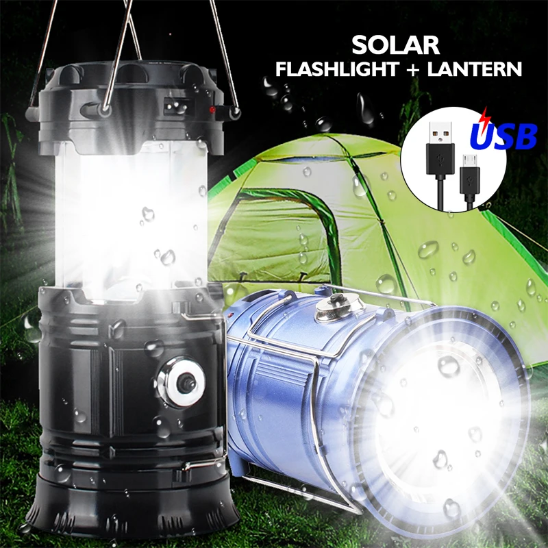 Solar Power Portable Rechargeable Flashlight for Camping Hiking Emergency Lighting Folding Outdoor Flash light Camping Tent Lamp
Solar Power Portable Rechargeable Flashlight for Camping Hiking Emergency Lighting Folding Outdoor Flash light Camping Tent Lamp