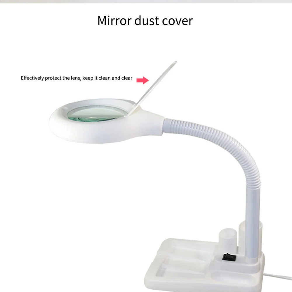 Magnifying Glass Work Lamp Repair Led Desk Lamp Desktop Workbench Reading Learning Archeology Motherboard Dust-proof A808 5-10x
Magnifying Glass Work Lamp Repair Led Desk Lamp Desktop Workbench Reading Learning Archeology Motherboard Dust-proof A808 5-10x