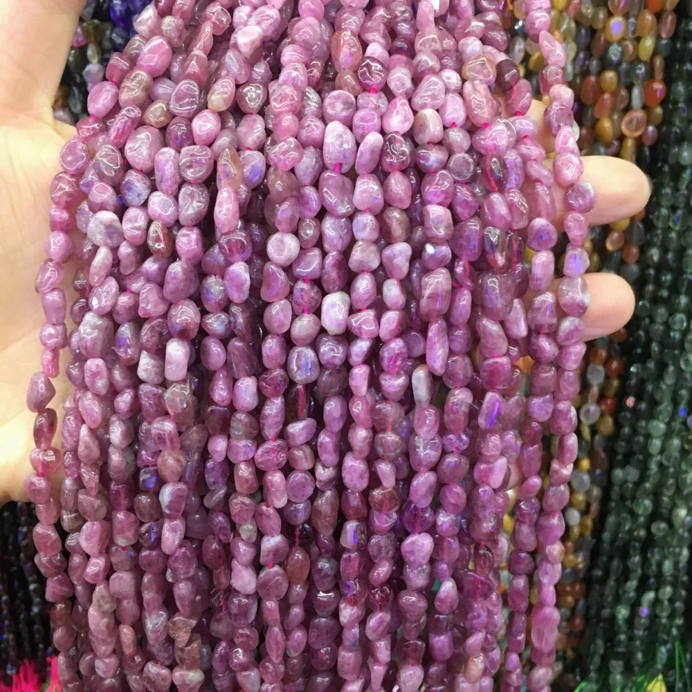Natural Pink Tourmaline Stone Beads Irregular Loose Isolation Beads For Jewelry Making Necklace DIY Bracelet 6x8-8x10mm
Natural Pink Tourmaline Stone Beads Irregular Loose Isolation Beads For Jewelry Making Necklace DIY Bracelet 6x8-8x10mm