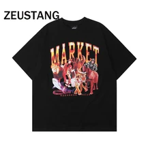 Zeustang Men Fashion Harajuku T Shirt Streetwear Lion Letter Print Tshirts O Neck Spring Summer Hip Hop Short Sleeve Tees Top
Zeustang Men Fashion Harajuku T Shirt Streetwear Lion Letter Print Tshirts O Neck Spring Summer Hip Hop Short Sleeve Tees Top