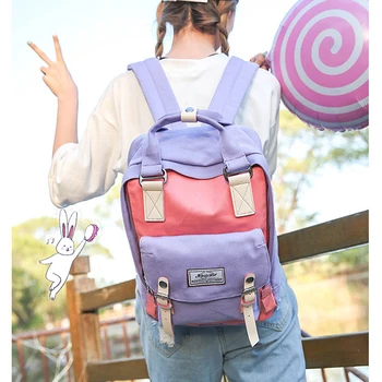 1Pc Ladies School Backpacks Portable Top Handle Laptop Travel Bag Panellned College Waterproof Backpack for Teenage Girls 
1Pc Ladies School Backpacks Portable Top Handle Laptop Travel Bag Panellned College Waterproof Backpack for Teenage Girls