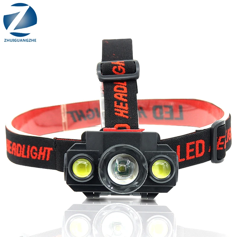 XP-E Q5 & COB Led Headlamp Use Rechargeable 18650 Battery Headlight Zoomable Head Flashlight Lamp Torch Light for Camping
XP-E Q5 & COB Led Headlamp Use Rechargeable 18650 Battery Headlight Zoomable Head Flashlight Lamp Torch Light for Camping
