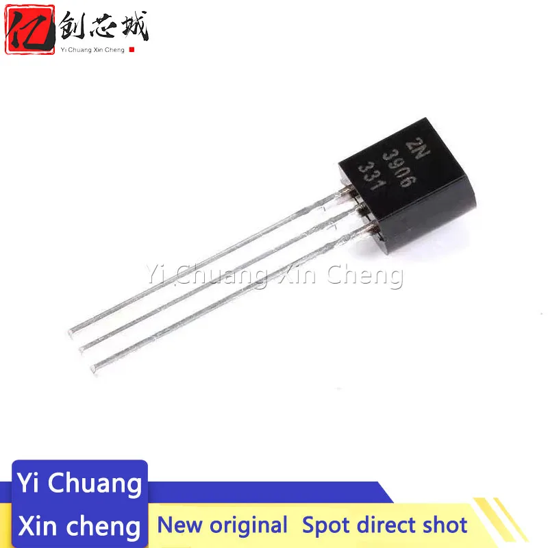 100PCS 2N3906 TO-92 TO92 0.2A 40V PNP новый оригинальный транзистор 
100PCS 2N3906 TO-92 TO92 0.2A 40V PNP новый оригинальный транзистор