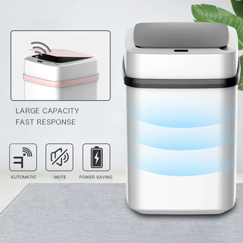 Induction Trash Can Smart Home Intelligent Waste Bin Automatic Trash Bin Home Electric Sensor Waste Garbage For Kitchen Bathroom
Induction Trash Can Smart Home Intelligent Waste Bin Automatic Trash Bin Home Electric Sensor Waste Garbage For Kitchen Bathroom