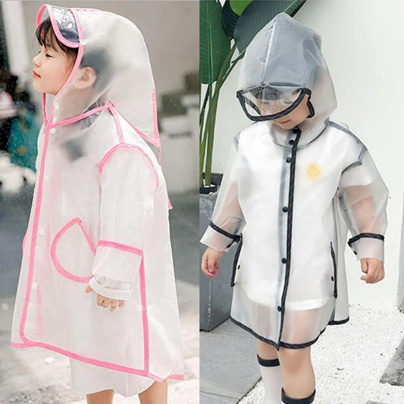 EVA Waterproof Hooded Raincoat Children'S Raincoat Accessories Rain Gear Raincoat Child Convenient Transparent Camping Cover
EVA Waterproof Hooded Raincoat Children'S Raincoat Accessories Rain Gear Raincoat Child Convenient Transparent Camping Cover