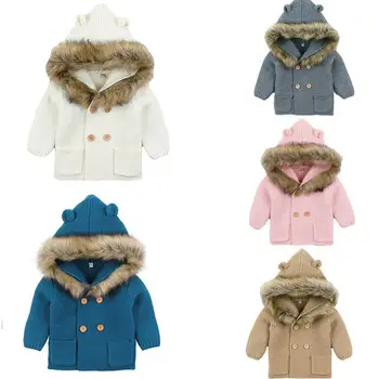 0-2Y Newborn Baby Hooded Jacket Cardiagan Coat Sweater Winter Warm Sweater New
0-2Y Newborn Baby Hooded Jacket Cardiagan Coat Sweater Winter Warm Sweater New