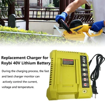 OP401 40V Lithium-Ion Battery Charger for Ryobi OP4050A OP4015 OP4026 OP4030 OP4040 OP4050 Battery US Plug
OP401 40V Lithium-Ion Battery Charger for Ryobi OP4050A OP4015 OP4026 OP4030 OP4040 OP4050 Battery US Plug
