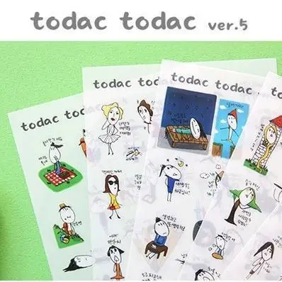 Korean-style Adhesive Paper todac Ver.5 Funny Expression di 5 Season Decorative Stickers Adhesive Paper Set 6 into
Korean-style Adhesive Paper todac Ver.5 Funny Expression di 5 Season Decorative Stickers Adhesive Paper Set 6 into