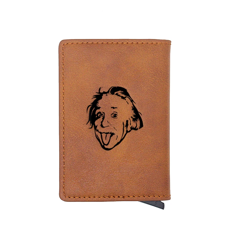 Vintage Brown Einstein Credit Card Retro Men Women Mini Short Wallet Small Money Bag
Vintage Brown Einstein Credit Card Retro Men Women Mini Short Wallet Small Money Bag