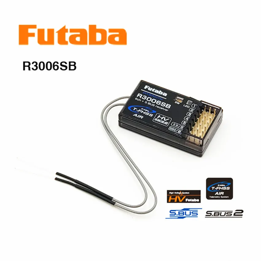 Original Futaba R3006SB S.Bus2 6-Channel T-FHSS Telemetry Rx Receiver for helicopter or aviation model
Original Futaba R3006SB S.Bus2 6-Channel T-FHSS Telemetry Rx Receiver for helicopter or aviation model