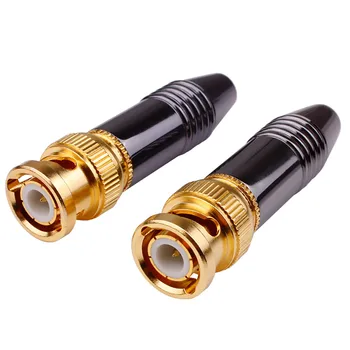 BNC Jack Plug Connector Gold-Plated HD BNC Male Adapter For Coaxial Camera Surveillance Camera system Accessories CCTV System
BNC Jack Plug Connector Gold-Plated HD BNC Male Adapter For Coaxial Camera Surveillance Camera system Accessories CCTV System