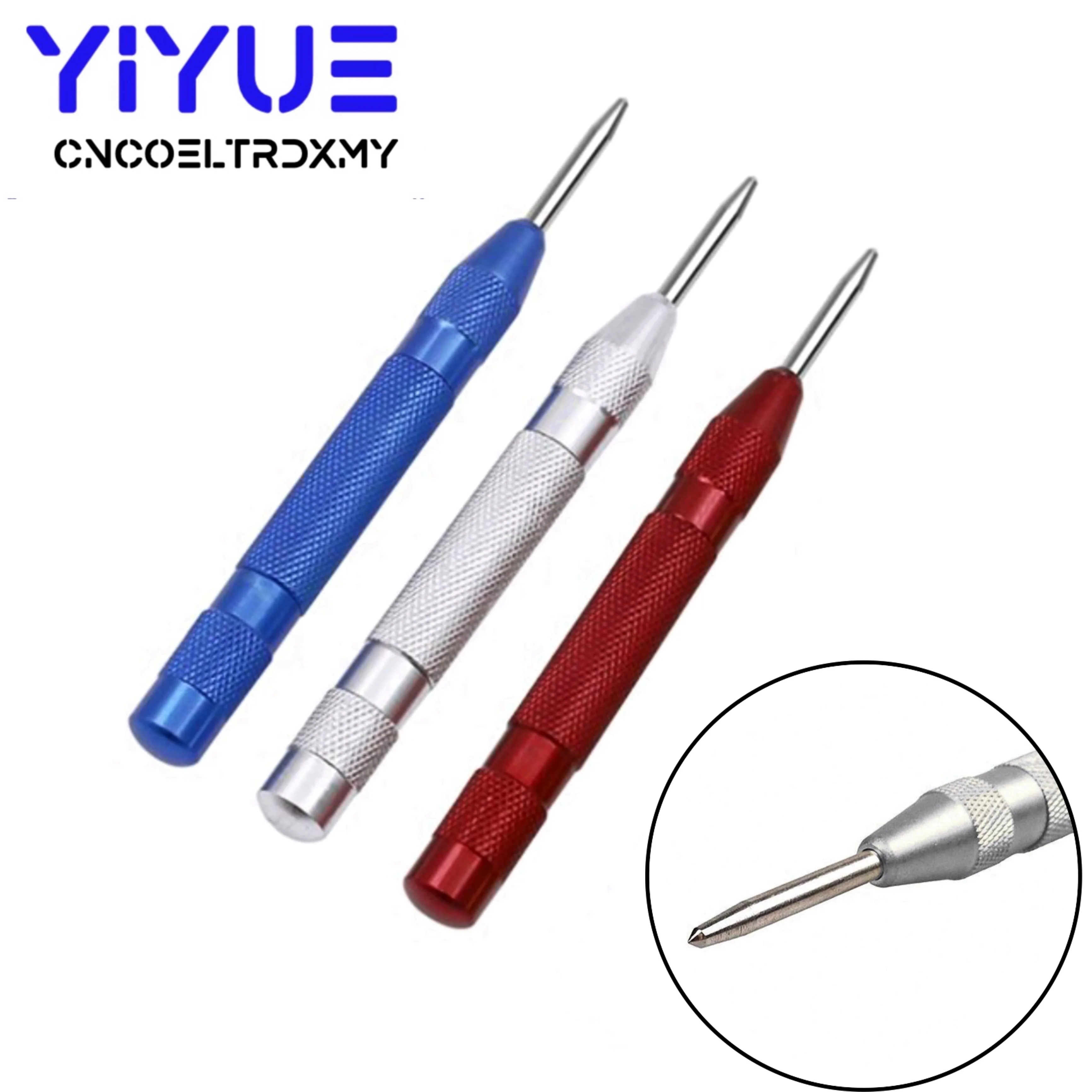 5 Inch Automatic Center Pin Punch Spring Loaded Marking Starting Holes Tool High Speed Steel Automatic Centre Punch Dot Punch
5 Inch Automatic Center Pin Punch Spring Loaded Marking Starting Holes Tool High Speed Steel Automatic Centre Punch Dot Punch