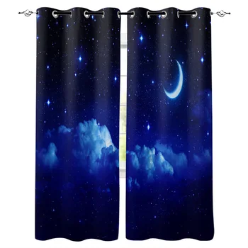 Night Sky Star Window Curtains Living Room Kitchen Curtains for Bedroom Left and Right Biparting Open Curtains
Night Sky Star Window Curtains Living Room Kitchen Curtains for Bedroom Left and Right Biparting Open Curtains