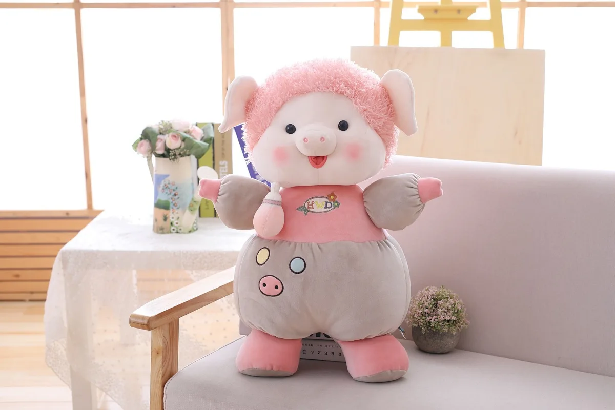 hwd down cotton pearl milk tea zhu doll piggy02