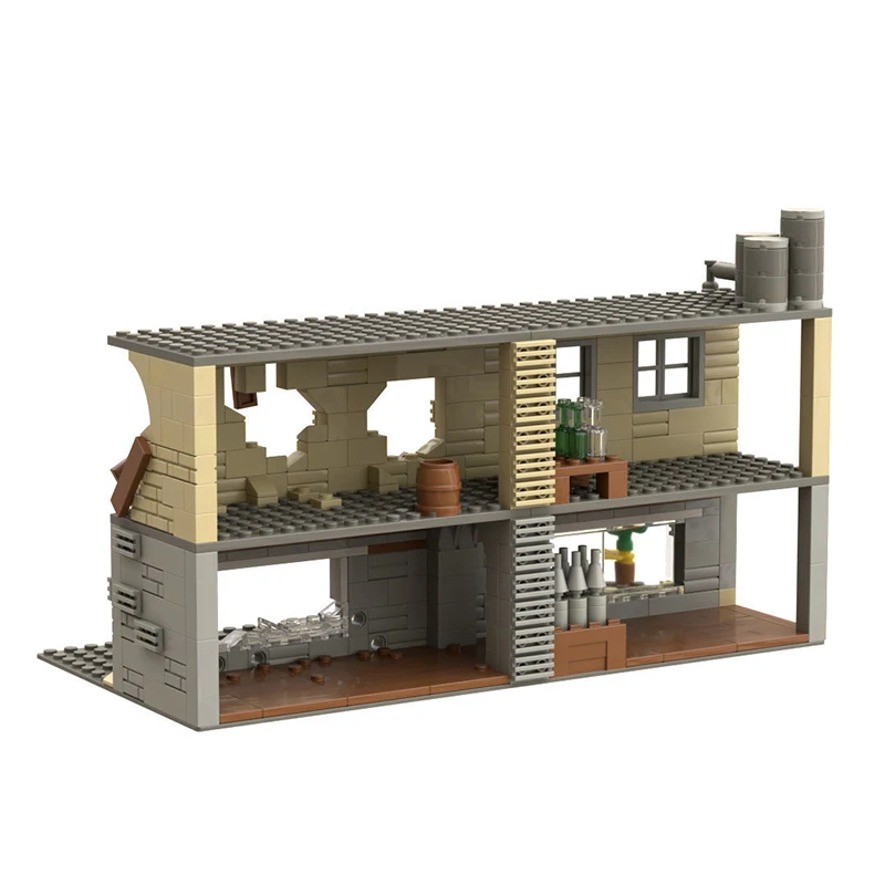 Military Model Series Military Shooting Game Ruined Building Simulation Scene Building Blocks Bricks Christmas Toys
Military Model Series Military Shooting Game Ruined Building Simulation Scene Building Blocks Bricks Christmas Toys