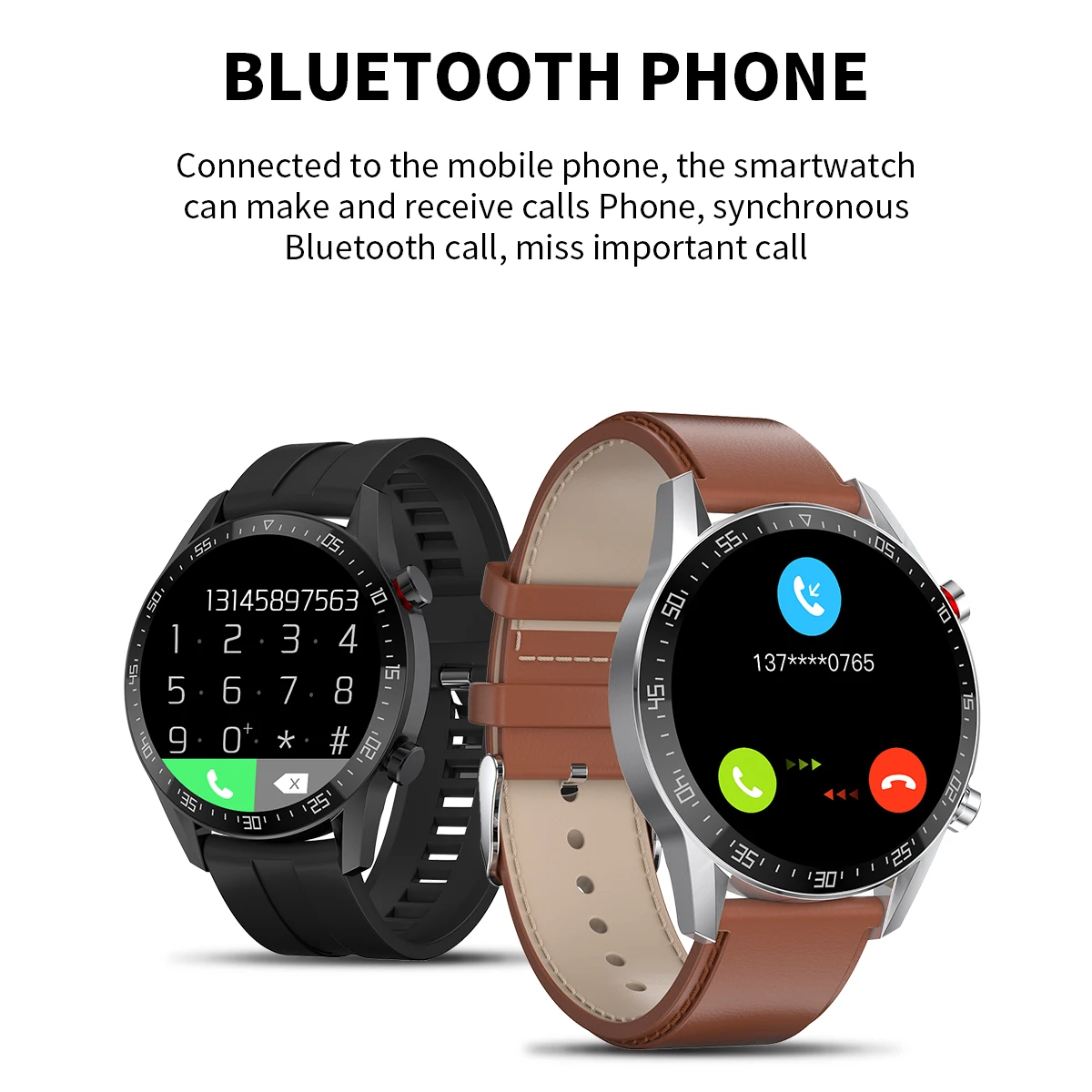 Фото Sports Fashion Smart Watch Men and Women Bluetooth Call Full Touch Screen Fitness Tracker Blood Pressure Clock Multi-Sport Mode |