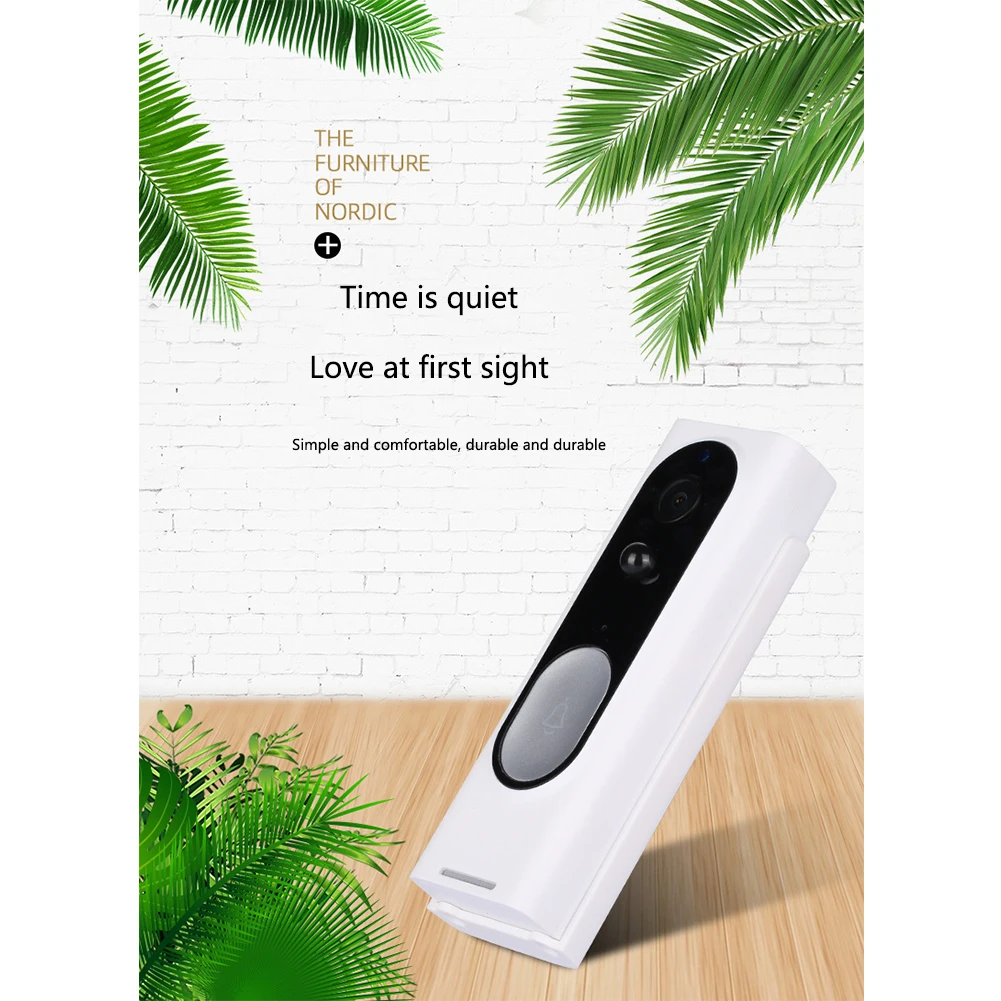 M13 ABS Real Time Two-way Intercom Visible Anti-theft Security WIFI Smart Easy Install Home Wireless Doorbell Remote Monitoring
M13 ABS Real Time Two-way Intercom Visible Anti-theft Security WIFI Smart Easy Install Home Wireless Doorbell Remote Monitoring