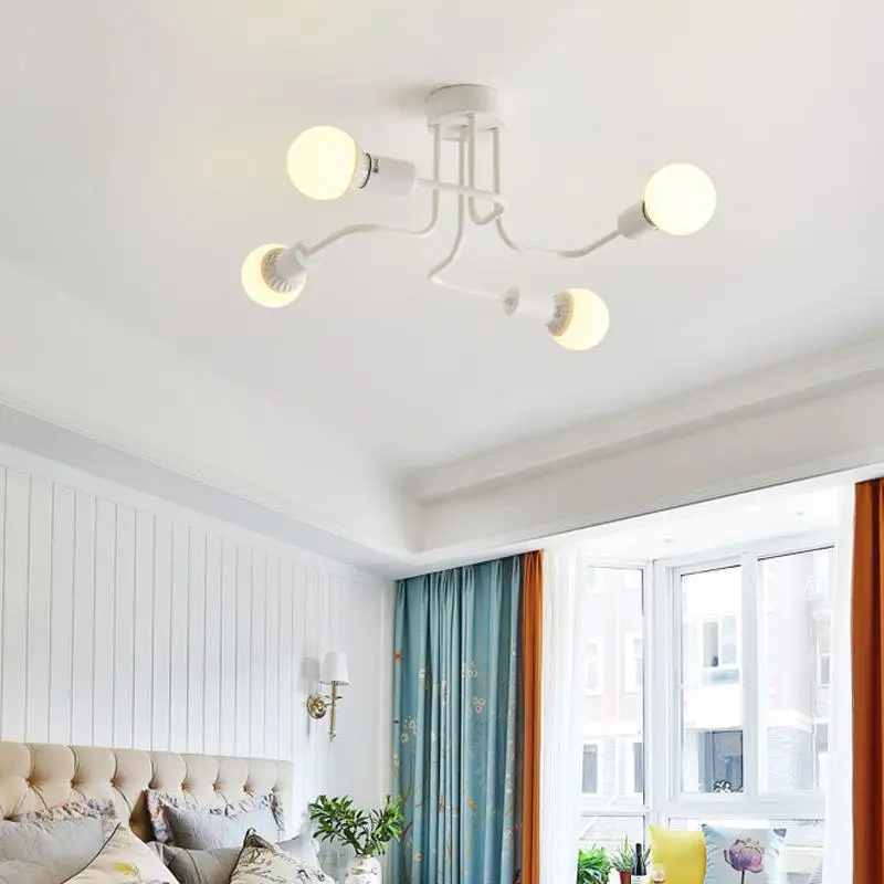 Retro Industrial Loft Nordic Pipe Wrought Iron Ceiling Light 4 Heads Lamp for Home Decor Restaurant Dining Room Cafe Bar Room
Retro Industrial Loft Nordic Pipe Wrought Iron Ceiling Light 4 Heads Lamp for Home Decor Restaurant Dining Room Cafe Bar Room