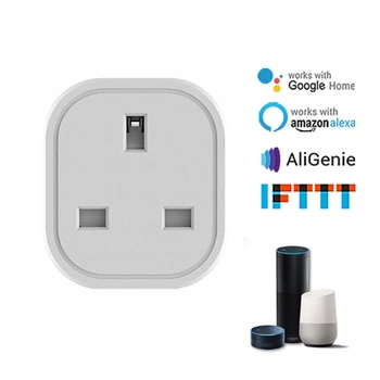 13A Wireless Smart Socket WIFI Switch UK Timer Plug With Energy Monitoring Smart Life App Control Work With Alexa Google Home 
13A Wireless Smart Socket WIFI Switch UK Timer Plug With Energy Monitoring Smart Life App Control Work With Alexa Google Home