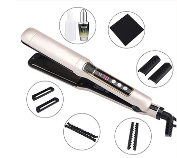 New Ceramic Hair Straighteners, 2 in 1 Professional Flat Iron with Digital LCD Display Adjustable Temperature Dual Voltage
New Ceramic Hair Straighteners, 2 in 1 Professional Flat Iron with Digital LCD Display Adjustable Temperature Dual Voltage