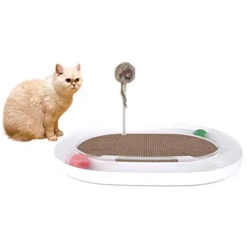 Cat Carousel Toys Corrugated Paper Cat Scratch Board Puzzle Game Funny Cat Stick Cat Track Ball Cat Turntable Toy Corrugated Cat
Cat Carousel Toys Corrugated Paper Cat Scratch Board Puzzle Game Funny Cat Stick Cat Track Ball Cat Turntable Toy Corrugated Cat