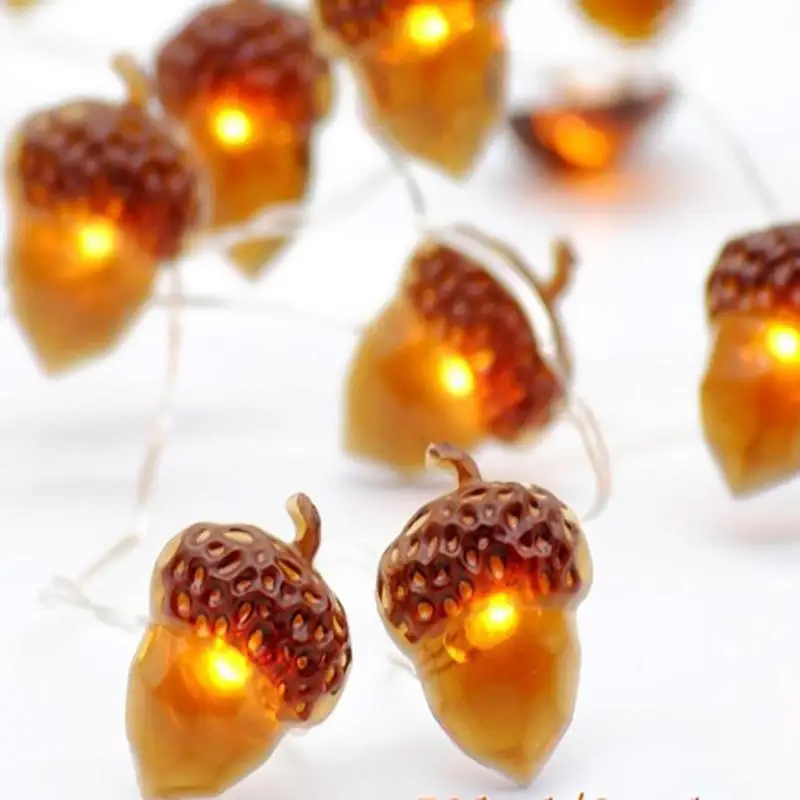 2M-20LED 3M-30LED 4M-40LED Gamegie Christmas LED String Lights Acorn Decor 8 Modes Battery Powered Waterproof Outdoor Lamp
2M-20LED 3M-30LED 4M-40LED Gamegie Christmas LED String Lights Acorn Decor 8 Modes Battery Powered Waterproof Outdoor Lamp