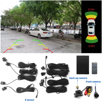 Newest Dual Channel Car Video Parking Reverse Radar System 8 Sensor+ Front View Camera +Rear Camera+image looks Case for BMW
Newest Dual Channel Car Video Parking Reverse Radar System 8 Sensor+ Front View Camera +Rear Camera+image looks Case for BMW