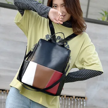 Women Ladies Backpack Female Fashion Mixedcolor Waterproof Tote Shoulder Backpack Bags For Teenage #119
Women Ladies Backpack Female Fashion Mixedcolor Waterproof Tote Shoulder Backpack Bags For Teenage #119