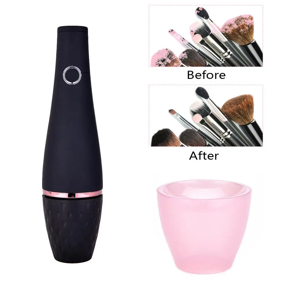 Electric Makeup Brush Cleaner & Dryer Quick Drying Portable Automatic Cleaning Scrubber USB Rechargeable Make Up Brush Washing
Electric Makeup Brush Cleaner & Dryer Quick Drying Portable Automatic Cleaning Scrubber USB Rechargeable Make Up Brush Washing