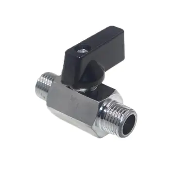 1/8" 1/4" 3/8" 1/2" Threaded Mini Brass Ball Valve BSP Male To Female Air Compressor Valves Water Gas Oil Shut Off Valve
1/8" 1/4" 3/8" 1/2" Threaded Mini Brass Ball Valve BSP Male To Female Air Compressor Valves Water Gas Oil Shut Off Valve