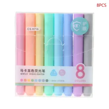 8pcs/set Creative Fluorescent Pen Highlighter Pencil Candy Color Drawing Marker Highlighter Pen
8pcs/set Creative Fluorescent Pen Highlighter Pencil Candy Color Drawing Marker Highlighter Pen