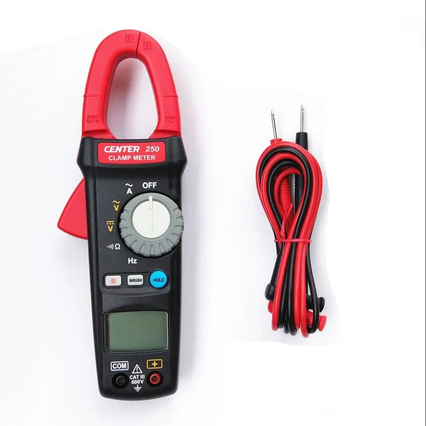 CENTER-251 TRMS HVAC Clamp Meter 1ms Функция максимального удержания Измерение частоты от