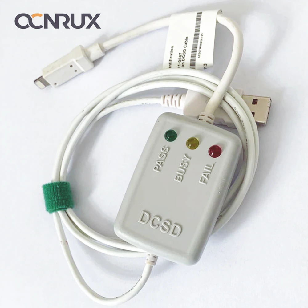 OCNRUX DCSD Cable Engineering Serial Port Cable to Enter Purple Screen for iPhone 7/7P/8/8P/X to Write Data to SysCfg
OCNRUX DCSD Cable Engineering Serial Port Cable to Enter Purple Screen for iPhone 7/7P/8/8P/X to Write Data to SysCfg