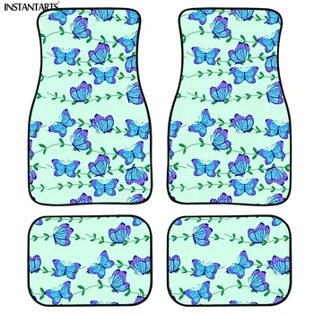 INSTANTARTS Butterfly Floral Printing Auto Floor Mats Case Neoprene Car Decoration Protector Mat Pads Truck Floor Mats Doormats
INSTANTARTS Butterfly Floral Printing Auto Floor Mats Case Neoprene Car Decoration Protector Mat Pads Truck Floor Mats Doormats