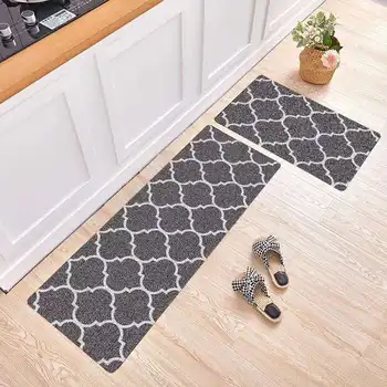 Modern household bath mats bathroom entrance non-slip floor mat water-absorbing and oil-absorbing long kitchen rug carpet
Modern household bath mats bathroom entrance non-slip floor mat water-absorbing and oil-absorbing long kitchen rug carpet