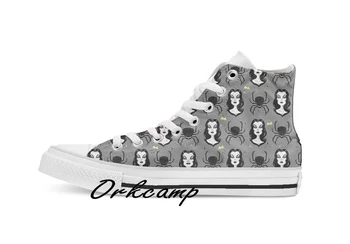 Vampira and Spiders Custom Casual High Top lace-up Canvas shoes sneakers Drop shipping
Vampira and Spiders Custom Casual High Top lace-up Canvas shoes sneakers Drop shipping