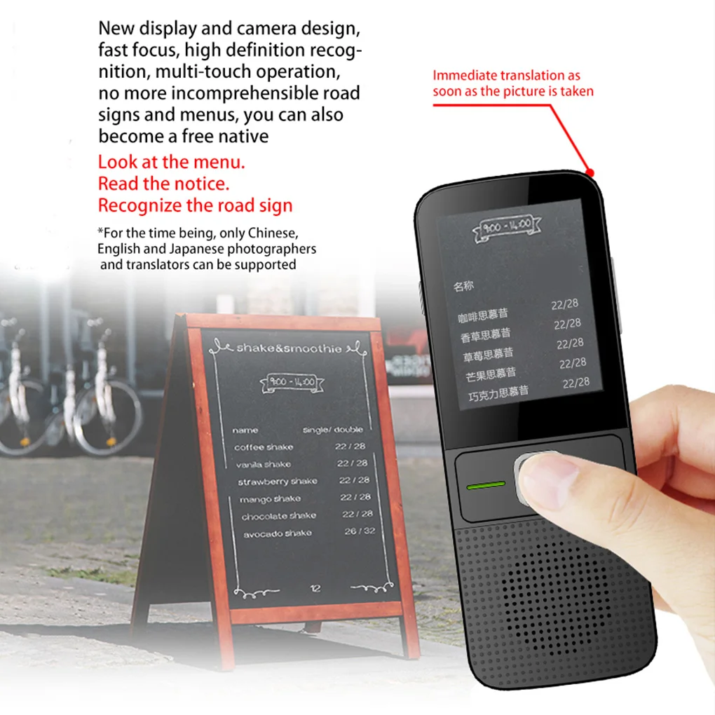 High End 137 Language Translator Smart Translator Offline In Real Time Smart Voice Translator Portable Traduttore Offline
High End 137 Language Translator Smart Translator Offline In Real Time Smart Voice Translator Portable Traduttore Offline
