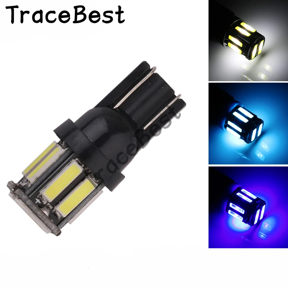4Pcs W5W 10-7020 SMD Car T10 LED 194 168 Wedge Replacement Reverse Instrument Panel Lamp White Blue Bulbs For Clearance Lights
4Pcs W5W 10-7020 SMD Car T10 LED 194 168 Wedge Replacement Reverse Instrument Panel Lamp White Blue Bulbs For Clearance Lights