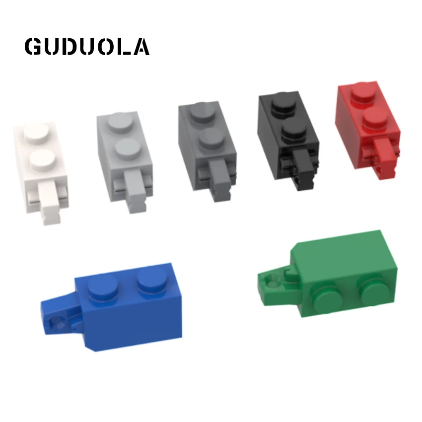 

Guduola Hinge Brick 1 x 2 Locking with Single Finger (Vertical) On End 30364 Building Block MOC Education Toys 20pcs/LOT