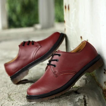 New 3-Eye Shoe Men Boots Man Shoes Doc Business Leather Ankle Boot Fashion Male Wedding Waterproof Casual Men Boots Martins 2020
New 3-Eye Shoe Men Boots Man Shoes Doc Business Leather Ankle Boot Fashion Male Wedding Waterproof Casual Men Boots Martins 2020