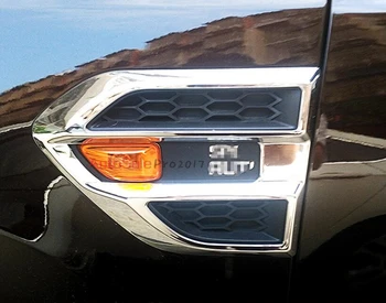 Silver ABS Chrome plastic Door Fender Side Turn Signal Light Cover For Ford Everest SUV 4 Door 2015 2016 car styling
Silver ABS Chrome plastic Door Fender Side Turn Signal Light Cover For Ford Everest SUV 4 Door 2015 2016 car styling